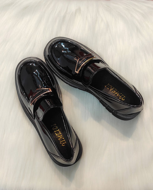 Fashion Round Toe Chunky Loafer